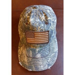 Cabella Cap Camouflage American Flag Hat Unisex Adjustable patriotic #1605